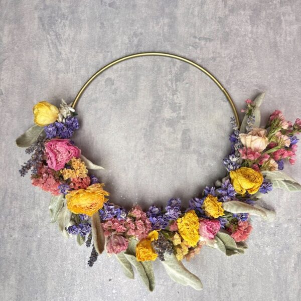 Spring Hoop Wreath