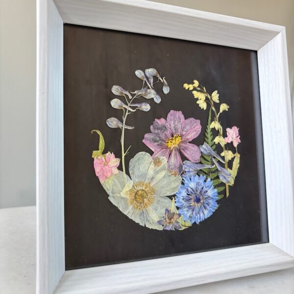 When the Fairies Sing- Pressed Flower Piece