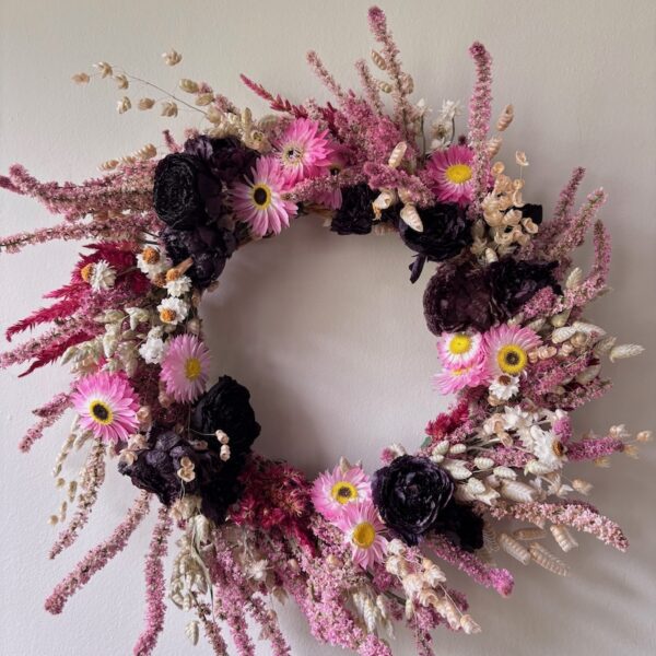 Raspberry Cordial Wreath